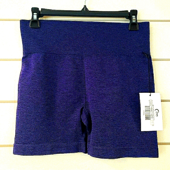 Zyia Dark Navy Seamless Hustle Shorts XL - Picture 3 of 9